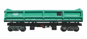 Dump truck (dumpcar) for the transportation of bulk and lumpy cargo with a bulk density of up to 1.7 t/ cubic meter 32-9792